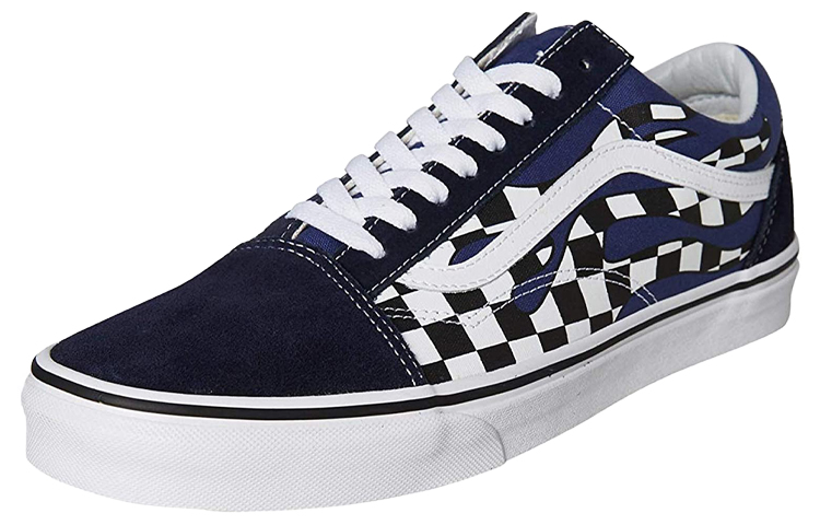 Кеды Vans Old Skool (синие в клетку) — фото 2