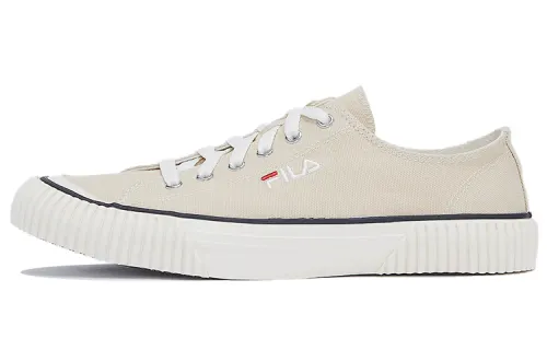 FILA Abrasion Resistant Slip Resistant Cushioning Low top Skateboard Shoes Unisex Beige