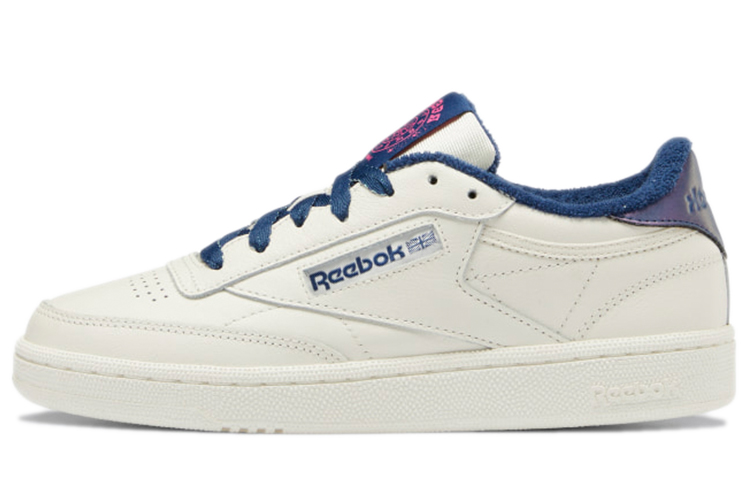 Reebok Club C Skateboard Shoes Women's Low Top White/Blue