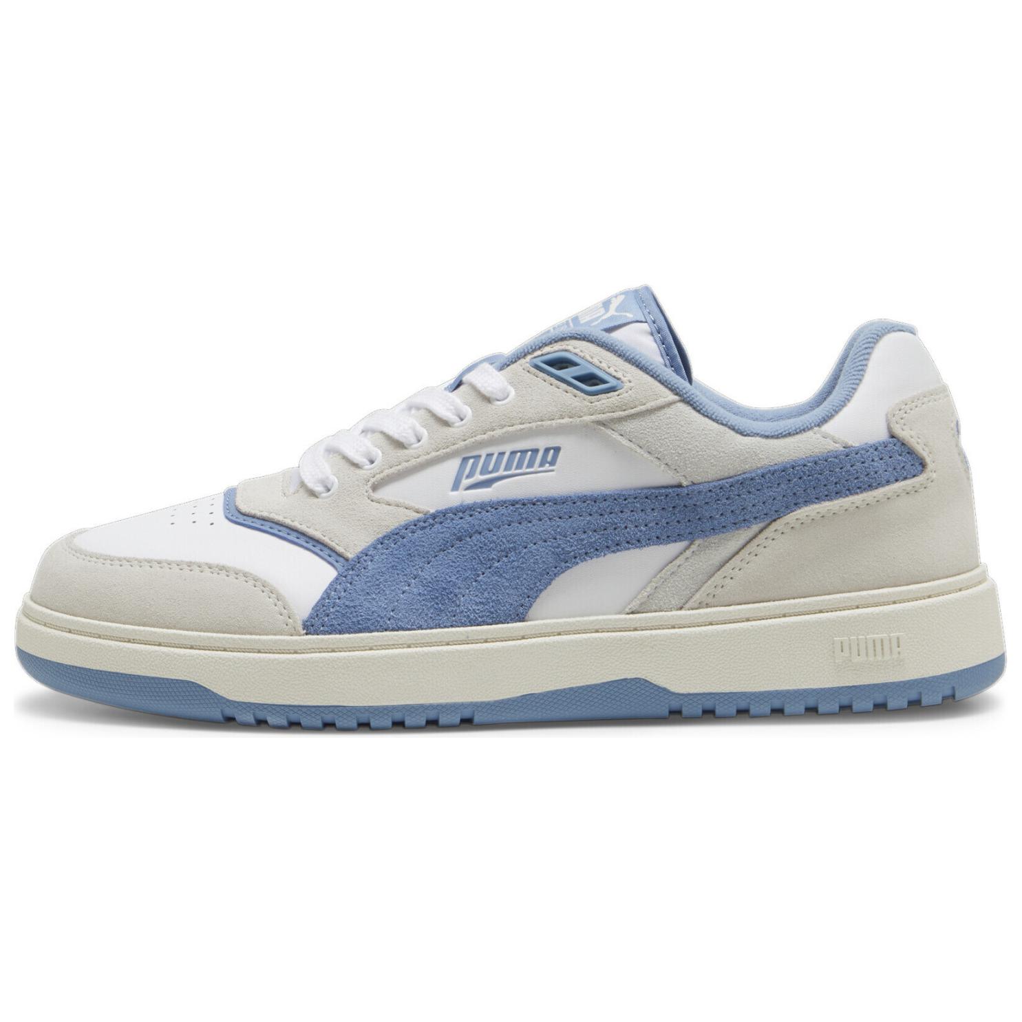 PUMA Doublecourt Low top Skateboard Shoes Women's White Blue