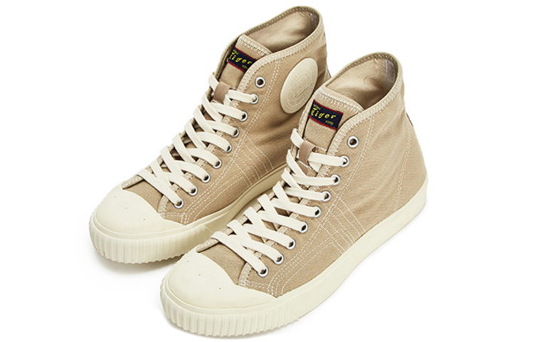 Кеды Onitsuka Tiger OK Basketball MT (темно-бежевые) — фото 3
