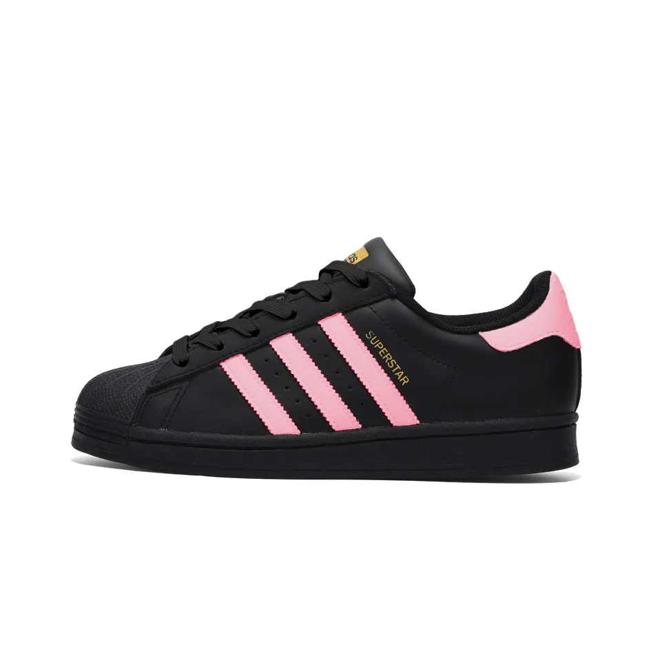 Adidas Originals SUPERSTAR Slip Resistant Abrasion Resistant Low top Skateboard Shoes Unisex Black