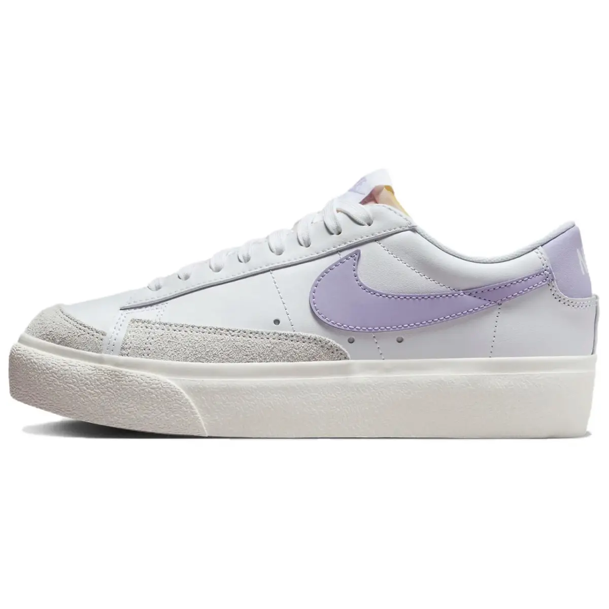 Nike Blazer Low Platform White Sail Lilac Bloom Women's