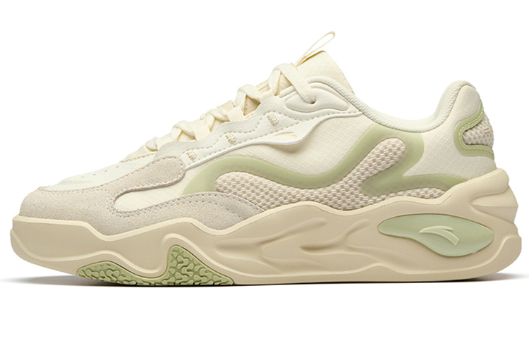 Anta Tianxing Low top Sports Casual Shoes Women's White Yellow Green