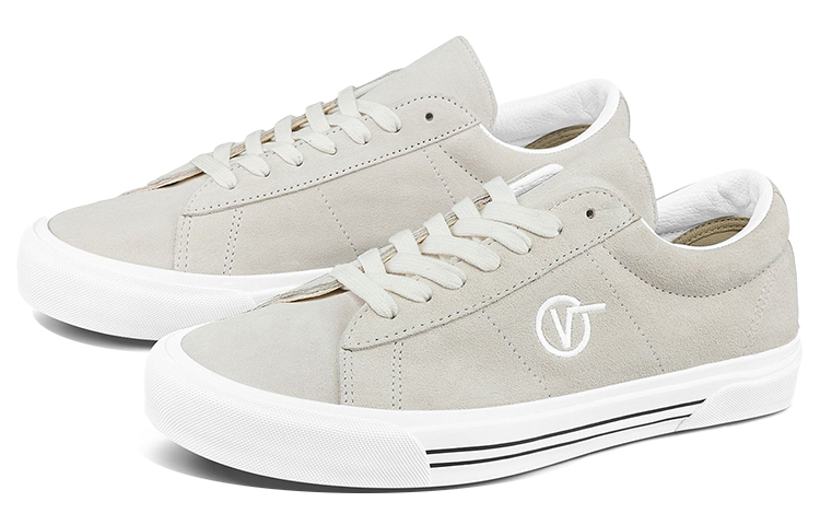 Кеды Vans SID V logo (бежевые) — Бежевыйбелый — фото 3