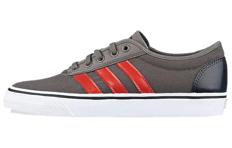 Adidas Originals Adiease 2 Slip Resistant Abrasion Resistant Low top Skateboard Shoes Men's Gray Red