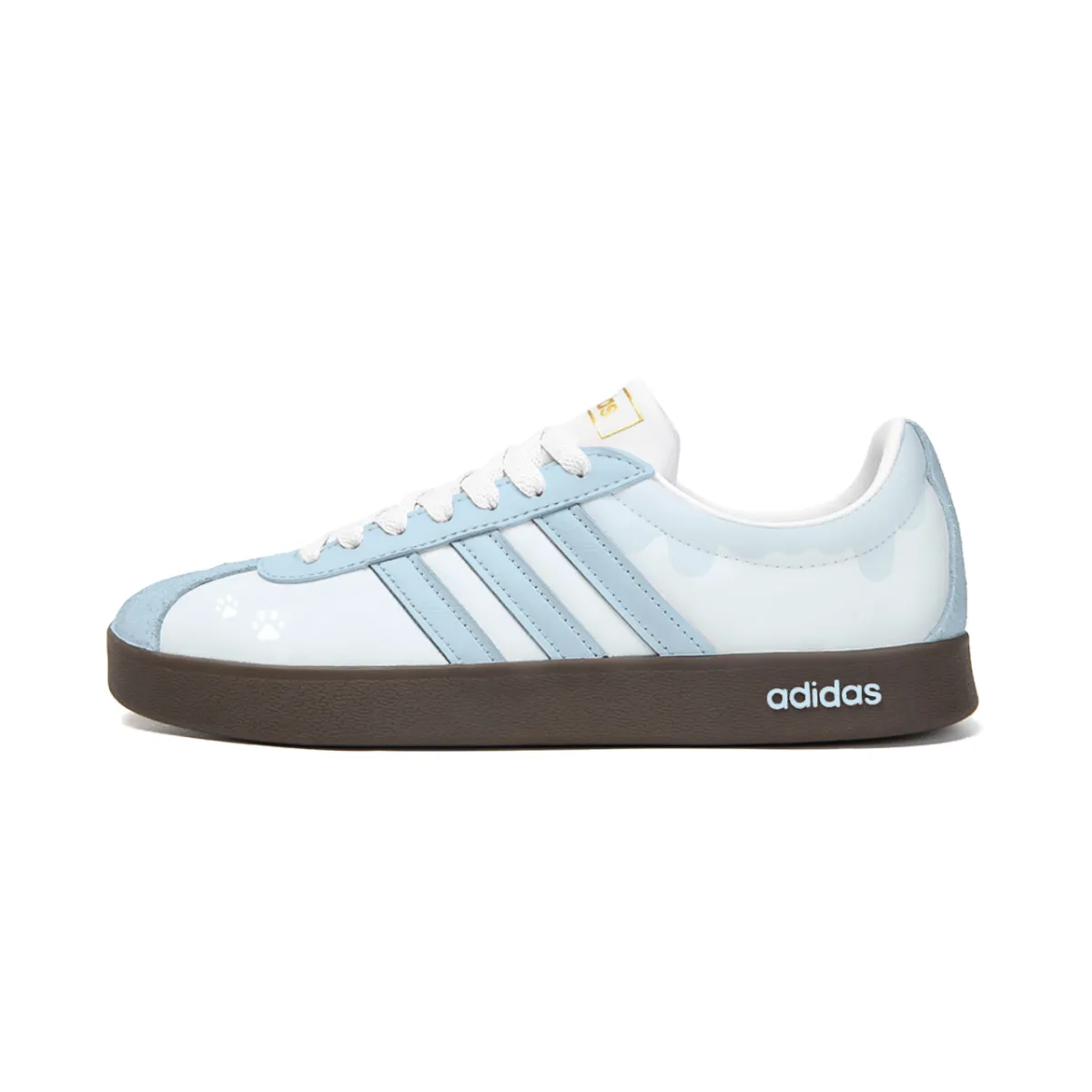 Adidas VL COURT 2.0 Blue Claw Pudding Slip Resistant Cushioning Abrasion Resistant