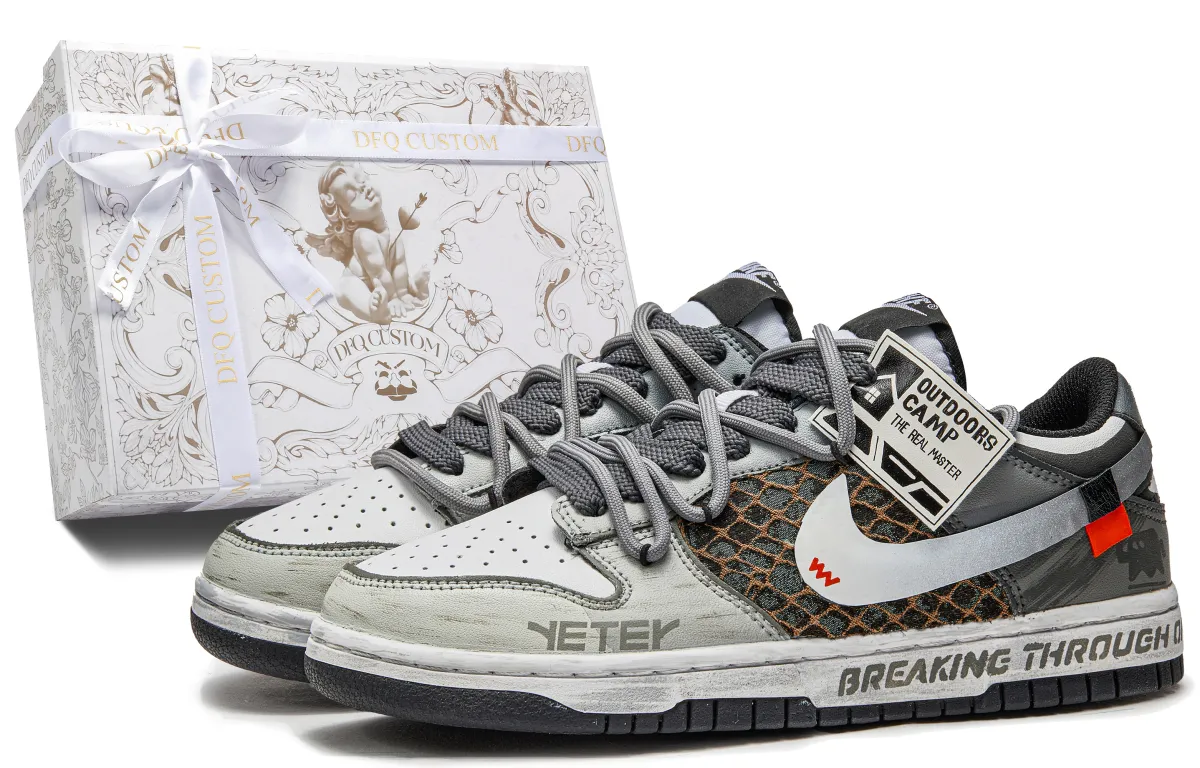 Nike Dunk Box, Miracle Journey Cushioning Quick Dry Abrasion Resistant Balance Low top Skateboard Shoes Unisex
