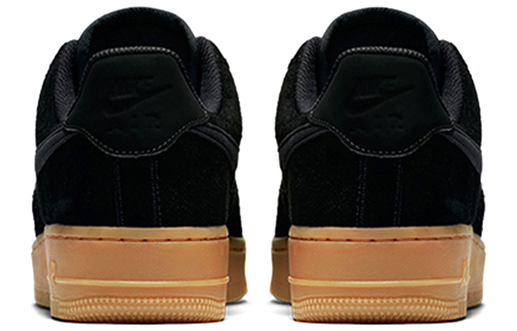 Женские кроссовки Nike Air Force 1 07 OG (черные) — 黑色/橡皮中褐/象牙白 — фото 3
