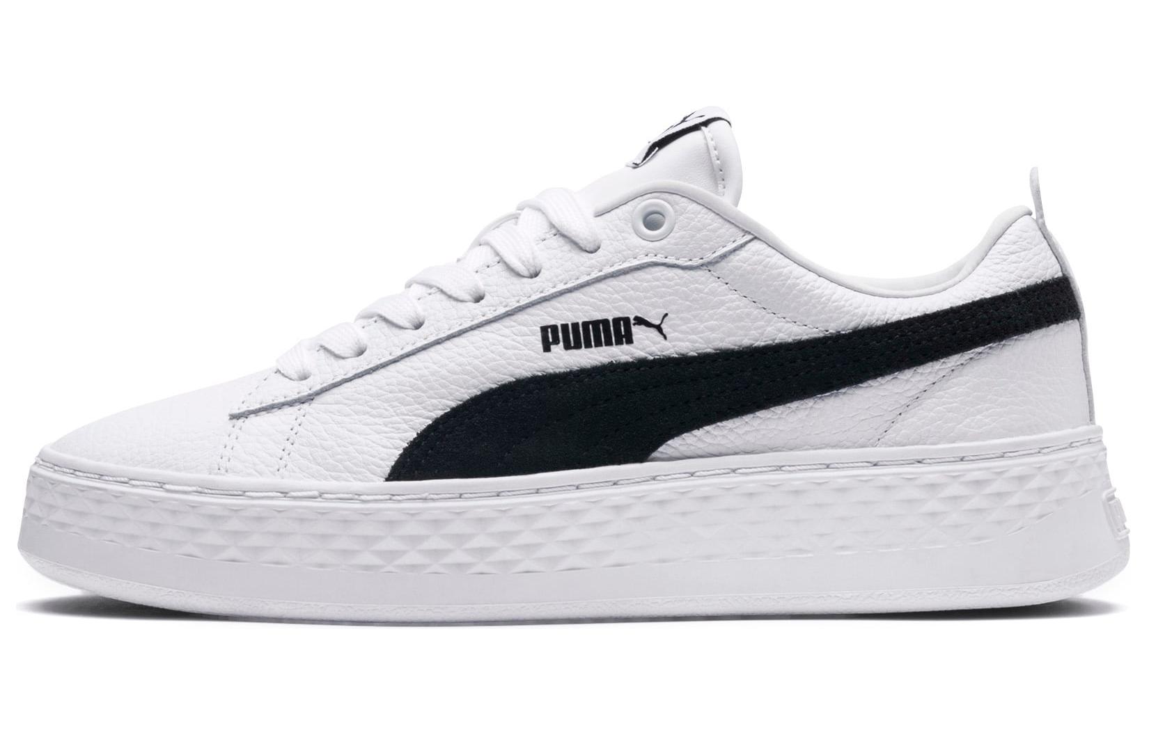 Женские кеды PUMA PUMA Smash Platform L (черно-белый)
