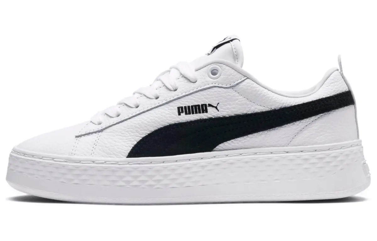 PUMA Smash Platform L 'White Black' Women's