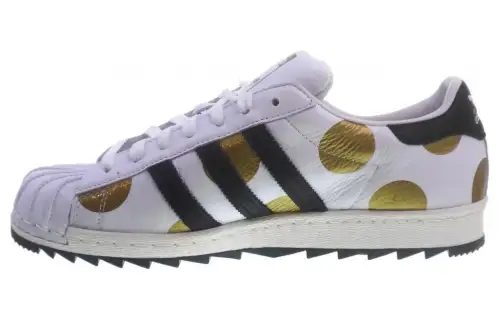Superstar Jeremy Scott x Superstar Adidas Originals 80s Ripple 'Metallic Gold Polka Dots'