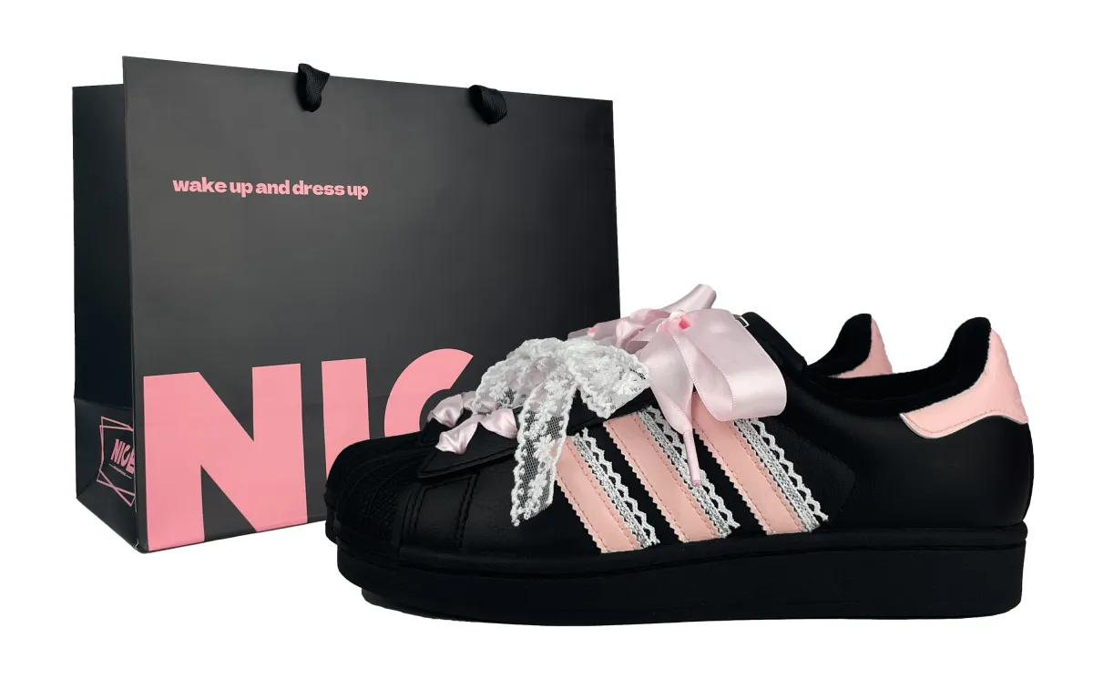 Adidas Originals SUPERSTAR Encounter, Shopping Bag Abrasion Resistant Height Increasing