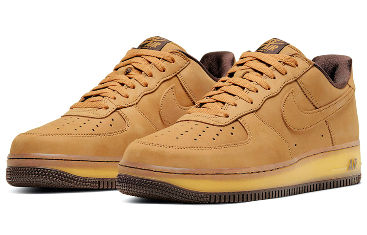 Кеды Nike Air Force 1 Retro SP (коричневые) — фото 3