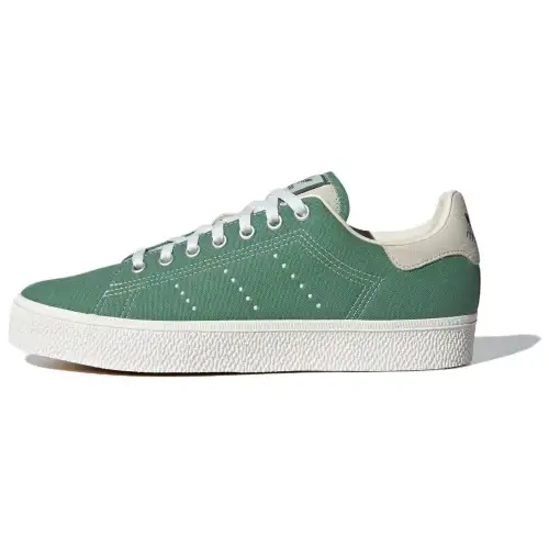 Adidas Originals STAN SMITH CS Slip Resistant Cushioning Low top Skateboard Shoes Unisex Green White