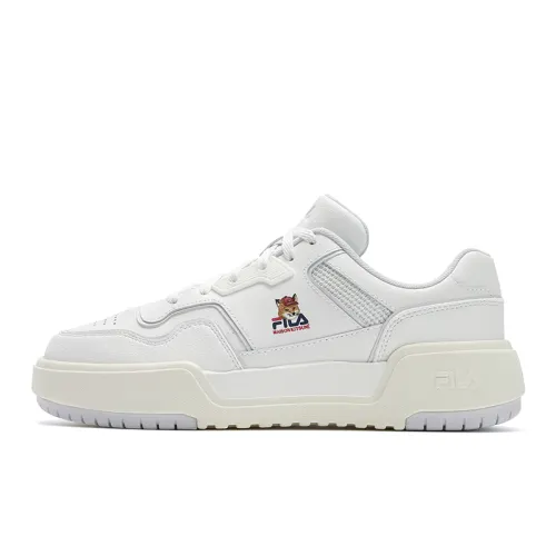 Maison Kitsune x FILA CAMPUS Abrasion Resistant Low top Skateboard Shoes Women's Snow