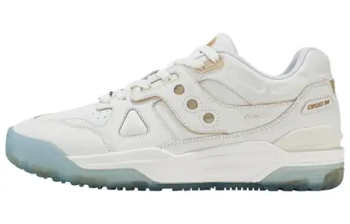 Saucony CROSS 90 Synthetic Leather Slip Resistant Cushioning Abrasion Resistant Low top Skateboard Shoes Unisex