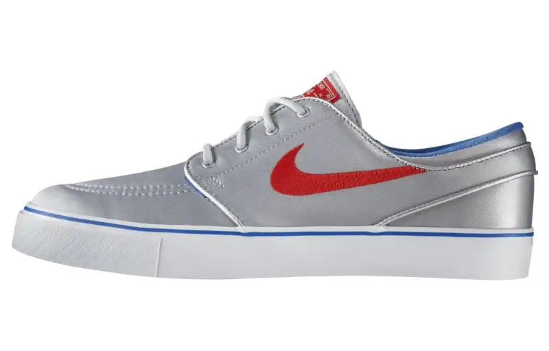 Nike Sb Stefan Janoski Zoom Metallic Silver