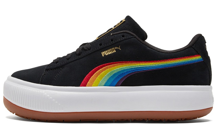 Женские кеды PUMA Suede Mayu (черные)