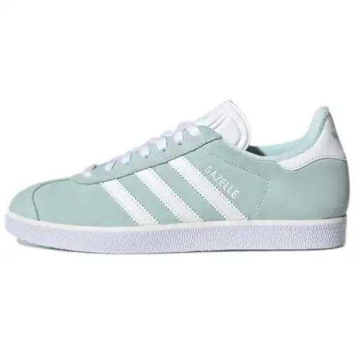 Adidas Originals Gazelle Athleisure Coverage Abrasion Resistant Low top Skateboard Shoes Women's Pea Green