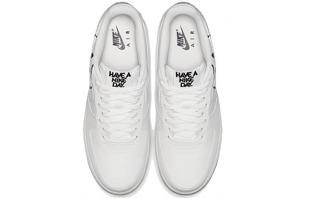 Кеды Nike Air Force 1 (бело-черные) — фото 4