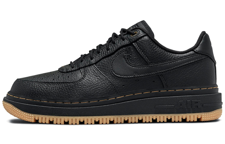 Мужские кроссовки Nike Air Force 1 Luxe (черные)