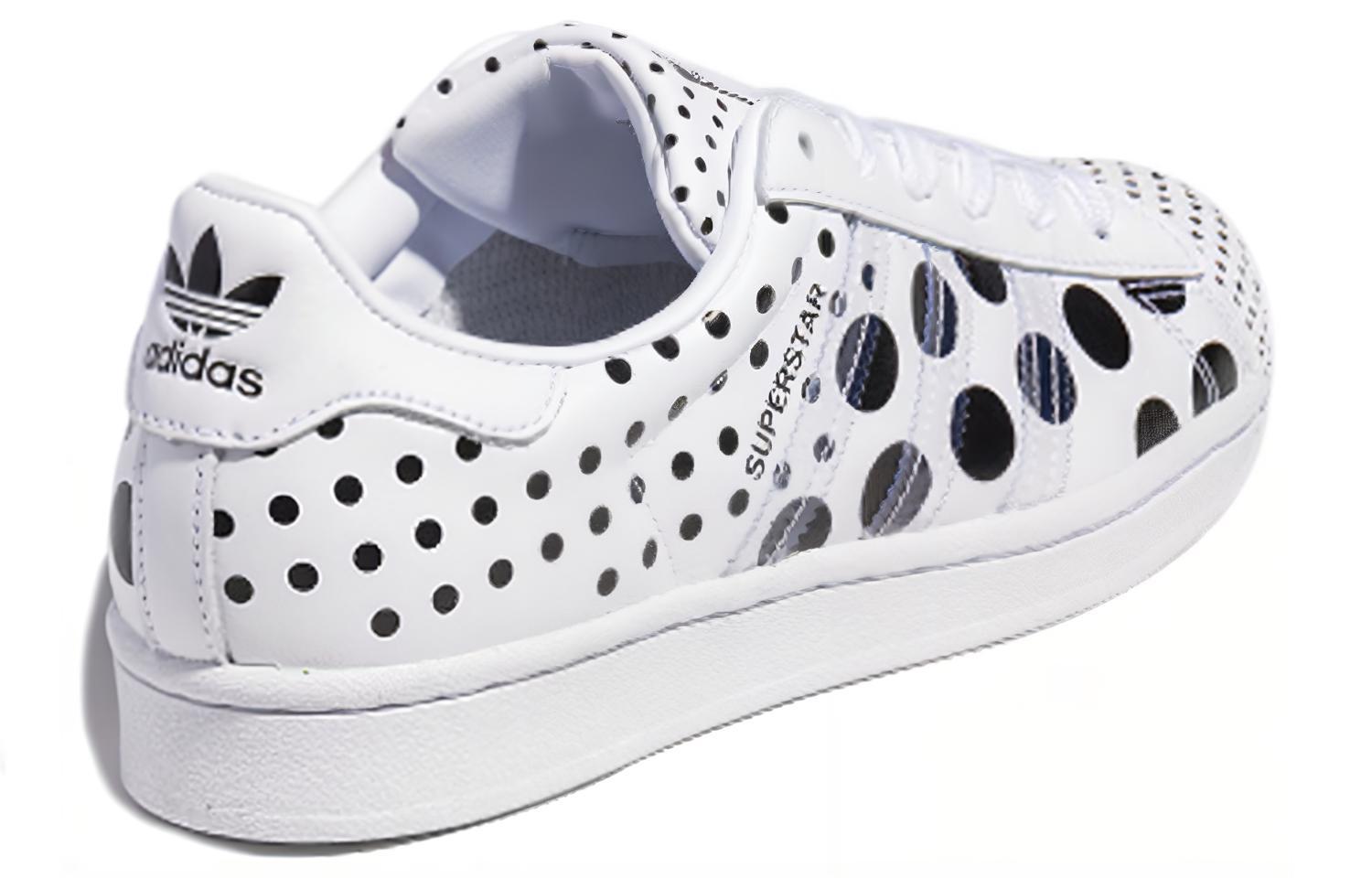 Кеды adidas originals SUPERSTAR (черные в горошек) — фото 3