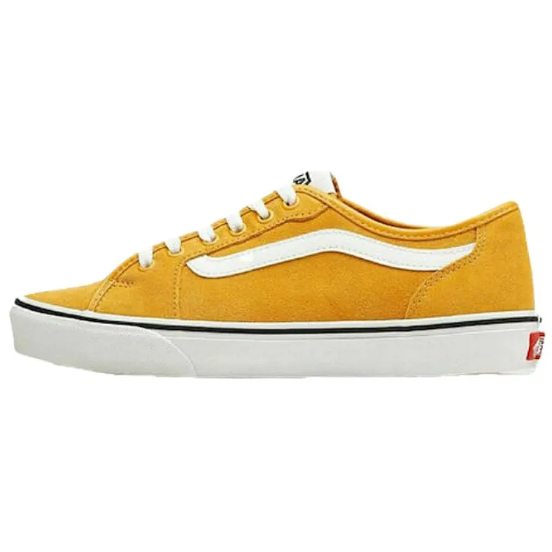 Vans Low top Skateboard Shoes Men's Yellow