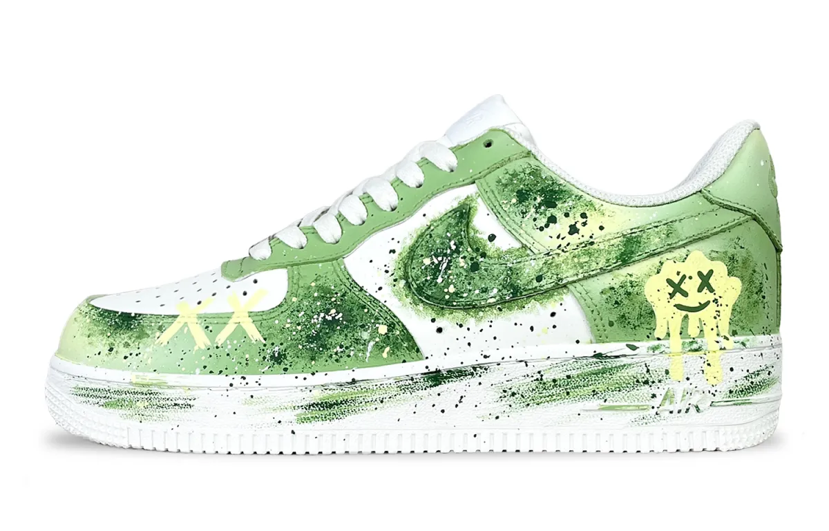 Nike Air Force 1 Low top Skateboard Shoes Unisex Emerald Green