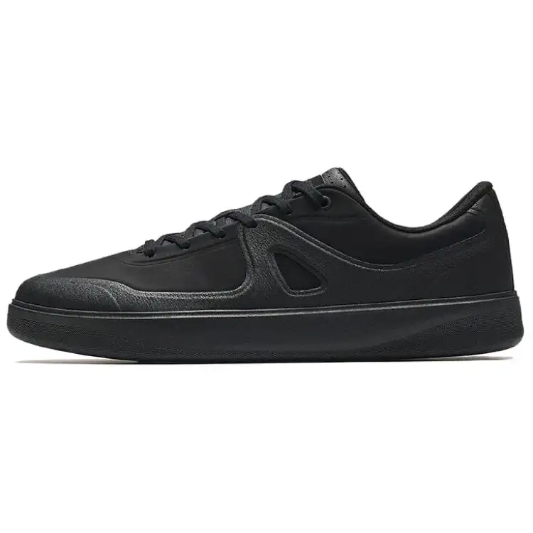 Anta Abrasion Resistant Cushioning Coverage Abrasion Resistant Cushioning Coverage Low top Skateboard Shoes Men's Black