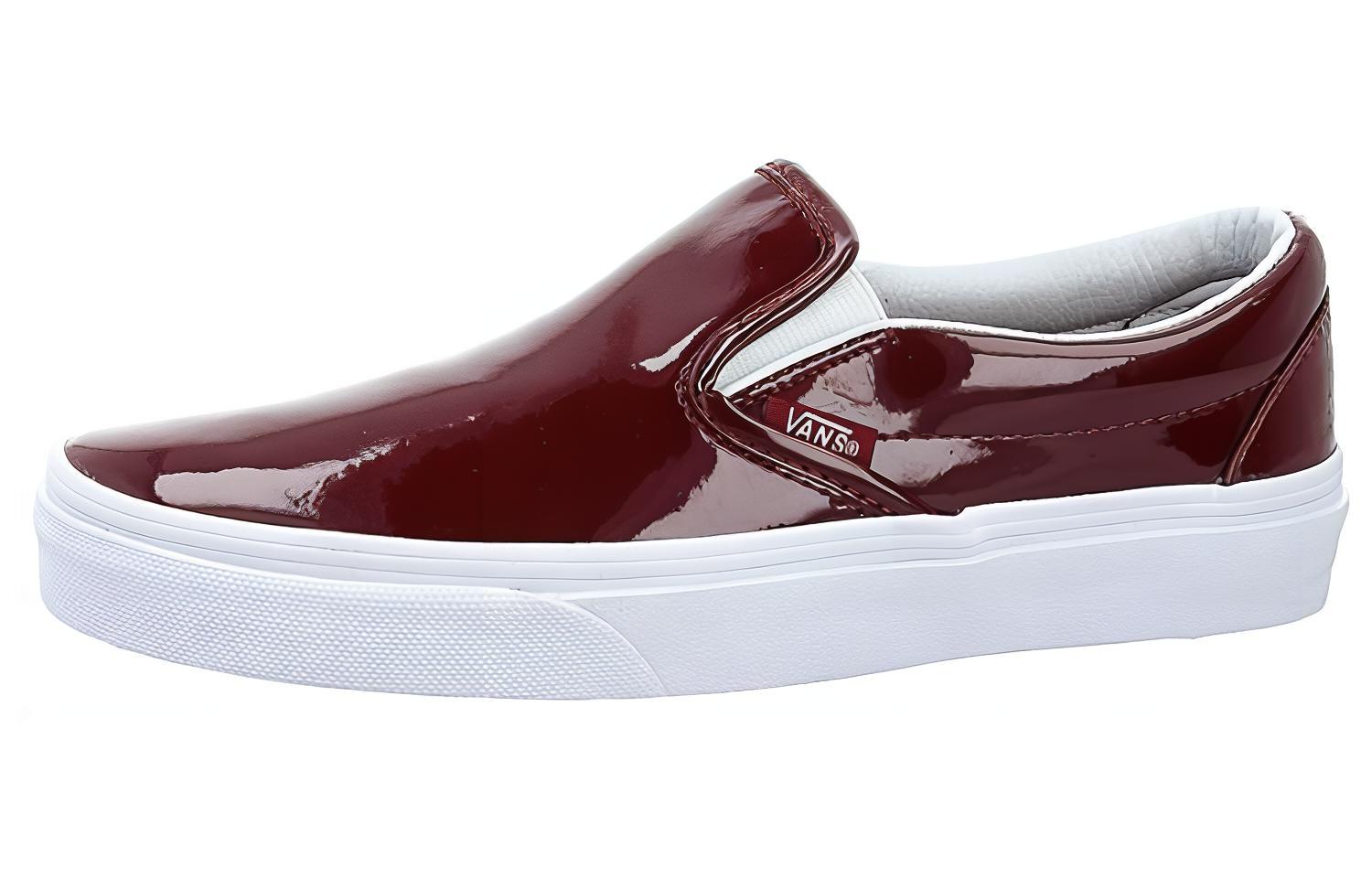 Женские кеды Vans slip-on (красные)