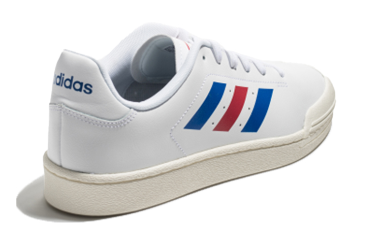 Мужские кеды adidas neo Court70s (бело-сине-красные) — фото 4