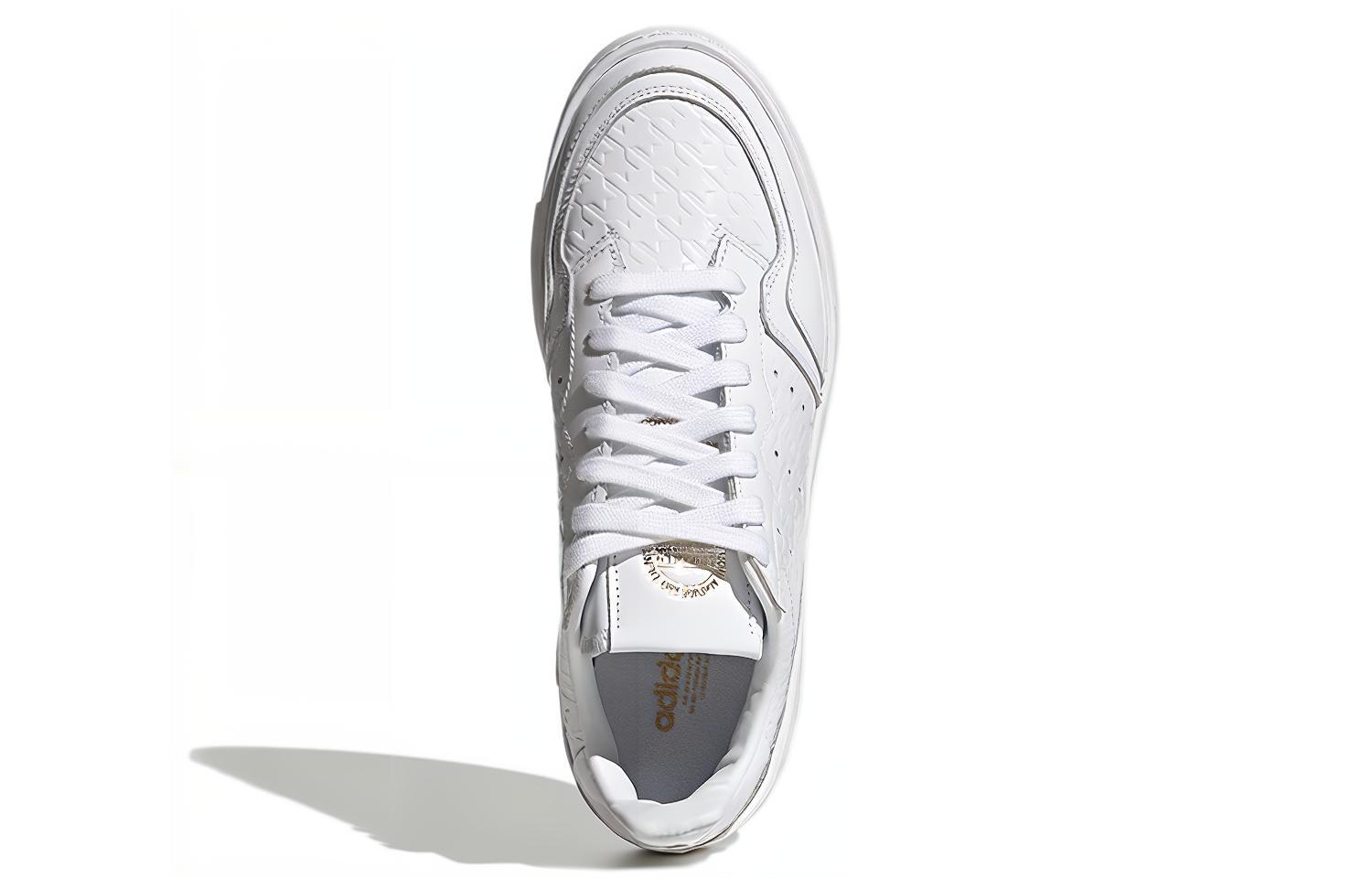 Женские кеды adidas originals Super Court (белые) — Белый — фото 5