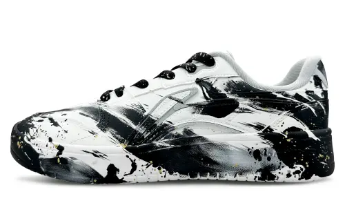 Li Ning Sycee V2 Ink Gold Slip Resistant Cushioning Slip Resistant Cushioning Low top Skateboard Shoes Men's Black Gold