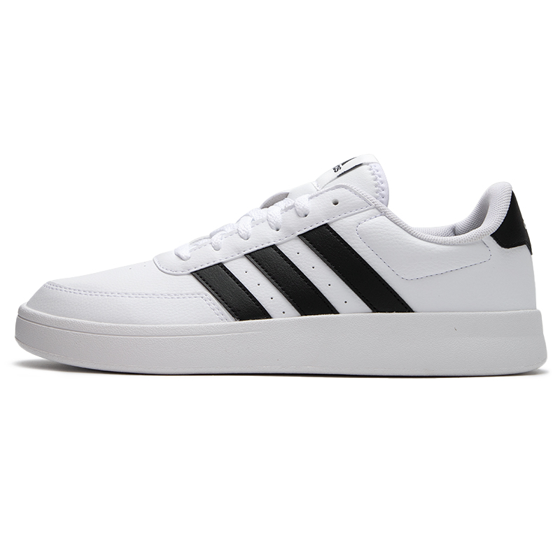 Мужские кеды adidas BREAKNET 2.0 (бело-черные)
