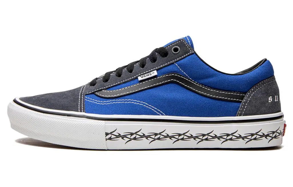 Old Skool Supreme x Old Skool Vans 'Barbed Wire - Royal'