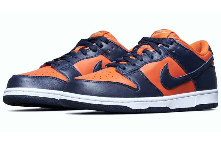 Кроссовки Nike Dunk SP "Champ Colors" (сине-оранжевые) — фото 3