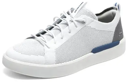 Skechers Abrasion Resistant Breathable Abrasion Resistant Breathable Low top Skateboard Shoes Men's White