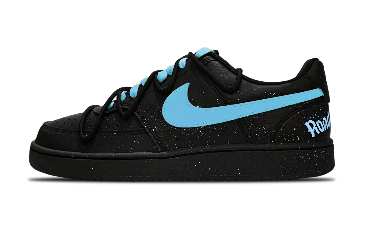 Nike Court Vision Low Slip Resistant Low top Skateboard Shoes Unisex Black