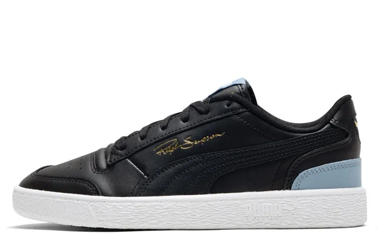 PUMA Ralph Sampson LO Leather Sports Low top Skateboard Shoes Unisex Black Blue