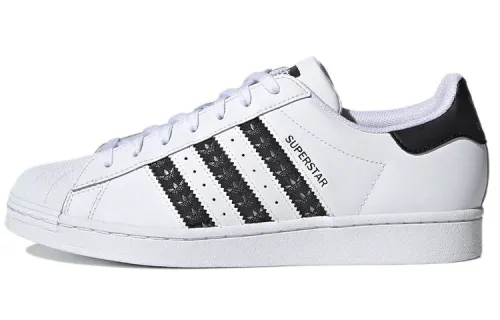 Adidas Superstar 'Logo Stripes - White Black'