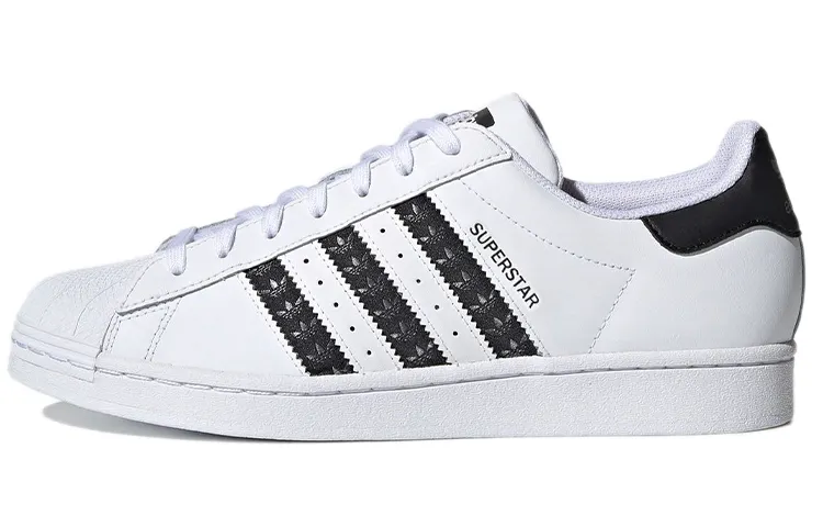 Adidas Superstar 'Logo Stripes - White Black'