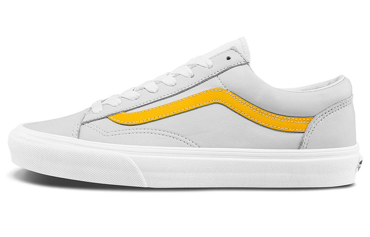 Style 36 Vans 'Leather Pop - Spectra Yellow'