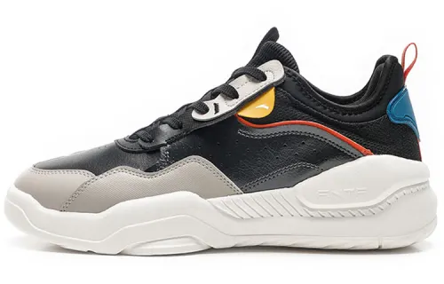 Anta Textile, Synthetic Leather Slip Resistant, Abrasion Resistant, Lightweight, Breathable Low top Skateboard Shoes