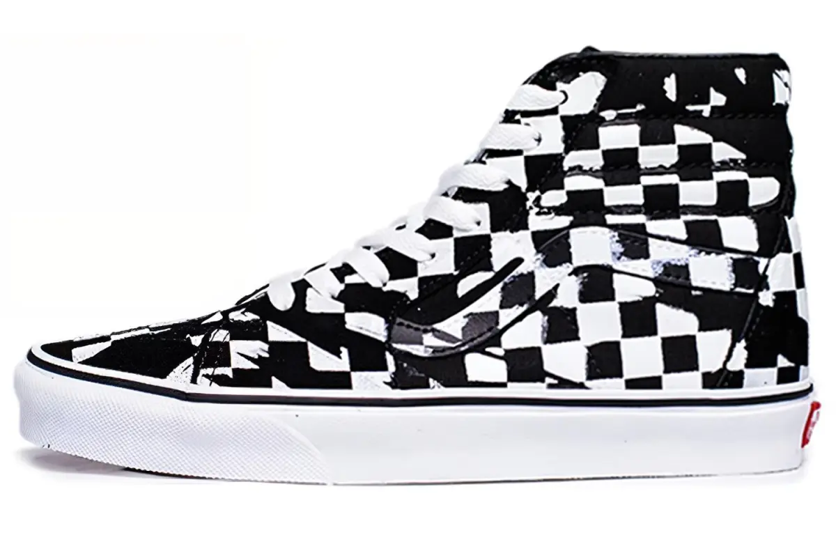 Sk8 Vans-Hi 'Overprint Checkboard'