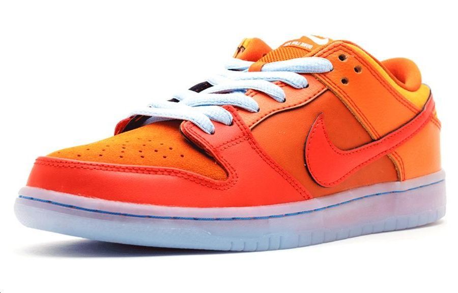 Мужские кроссовки Nike Dunk SB Gamma Orange (оранжевые) — 挑战红/橙 — фото 3