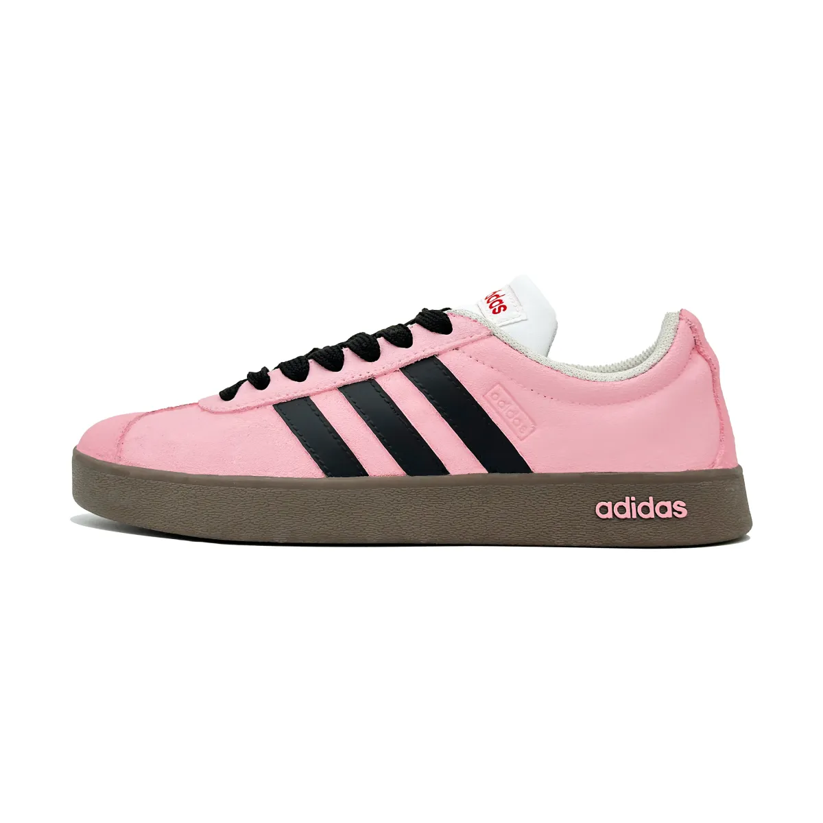 Adidas Wear resistant And Lightweight Low top Skateboard Shoes Unisex Pink