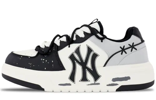 MLB Chunky Liner Low top Skateboard Shoes Unisex Black White