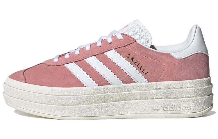 Женские кеды adidas Originals Gazelle Bold (розовый / белый)