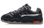 Li Ning Wind Synthetic Leather, Textile Slip Resistant Cushioning Abrasion Resistant Low top Skateboard Shoes Men's